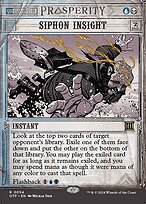 Siphon Insight (OTP-054) - rare: (Showcase) (Borderless)