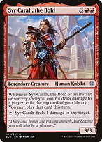 Syr Carah, the Bold (ELD-145) - uncommon