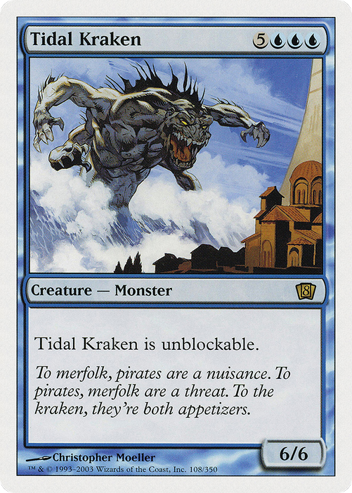 Tidal Kraken (8ED-108) - rare