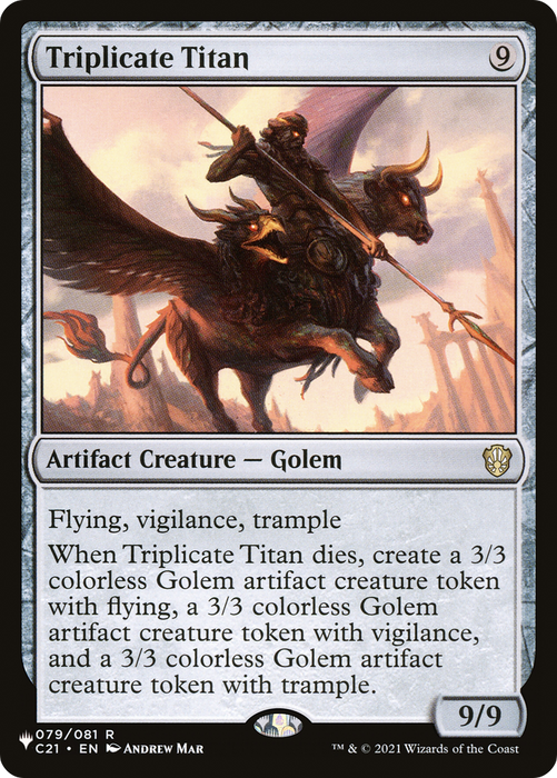 Triplicate Titan (LIST-C21-79) - rare