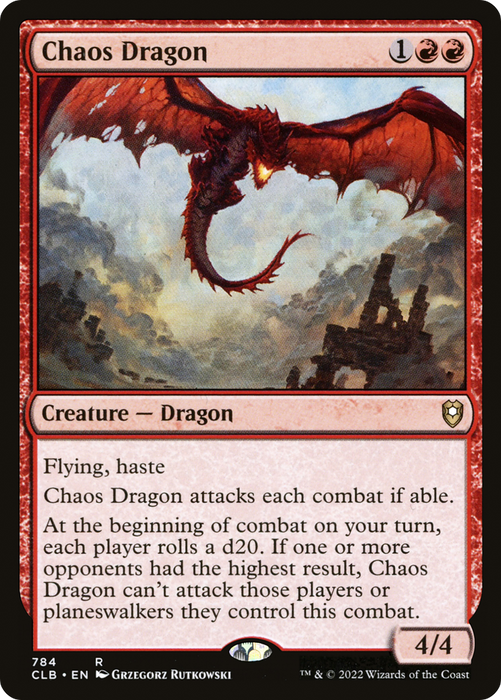 Chaos Dragon (CLB-784) - rare