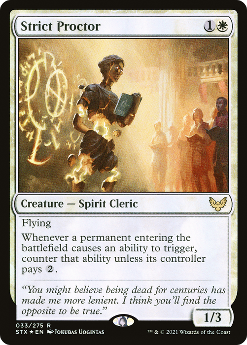 Strict Proctor (STX-33★) - rare - Foil