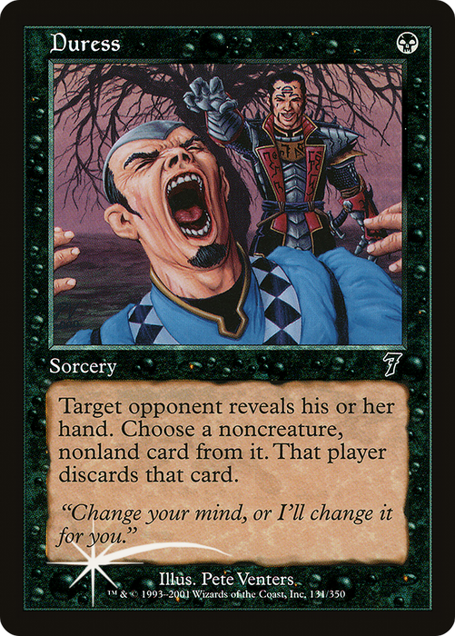 Duress (7ED-131★) - common - Foil