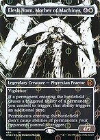 Elesh Norn, Mother of Machines (ONE-420) - mythic: (Showcase) (Borderless) - Foil