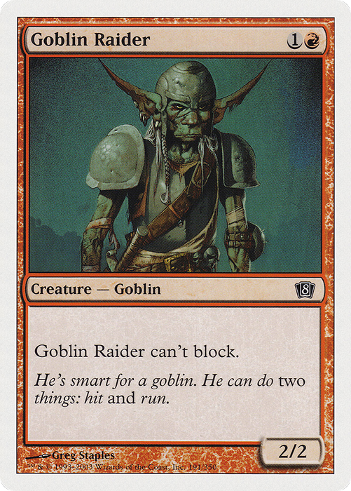 Goblin Raider (8ED-191) - common