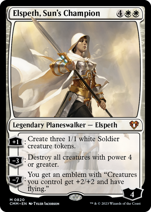 Elspeth, Sun's Champion (CMM-820) - mythic