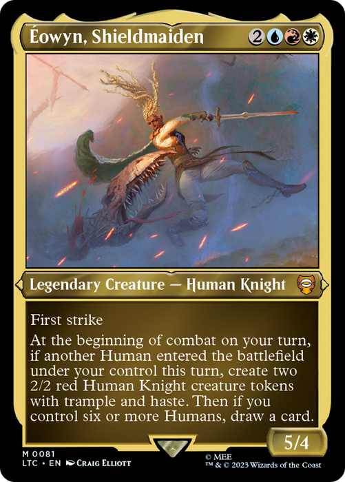 Éowyn, Shieldmaiden (LTC-081) - mythic - Etched Foil