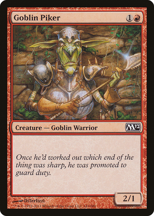 Goblin Piker (M12-141) - common