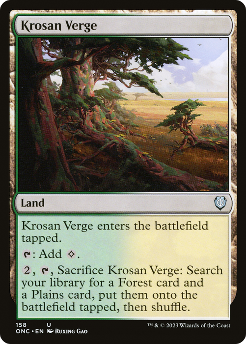 Krosan Verge (ONC-158) - uncommon