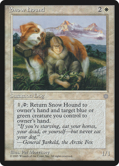 Snow Hound (ICE-053) - uncommon