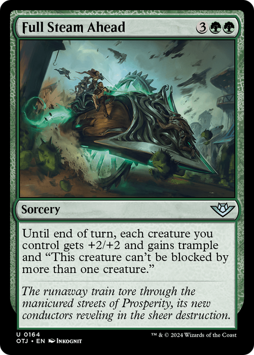 Full Steam Ahead (OTJ-164) - uncommon - Foil