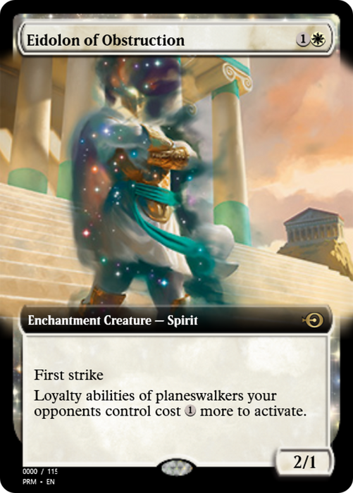Eidolon of Obstruction (PRM-79955) - rare: (enchantment) - Foil