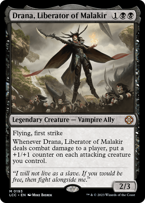 Drana, Liberator of Malakir (LCC-193) - mythic