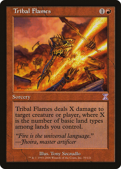 Tribal Flames (TSB-070) - special - Foil
