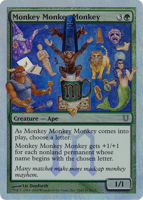 Monkey Monkey Monkey (UNH-104★) - common - Foil