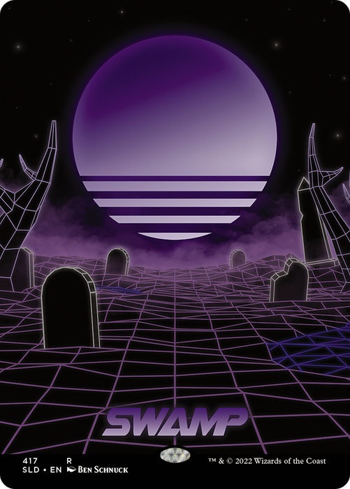 Swamp (SLD-417) - rare (Borderless)