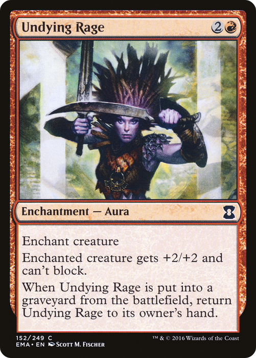 Undying Rage (EMA-152) - common - Foil