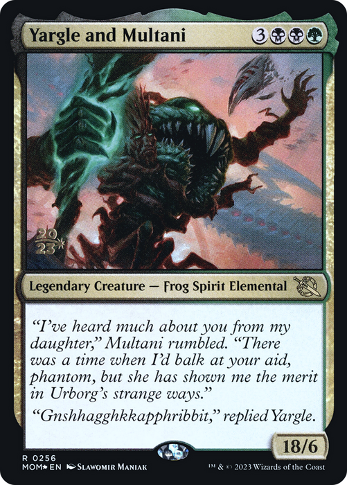 Yargle and Multani (PRE-256S) - rare - Foil