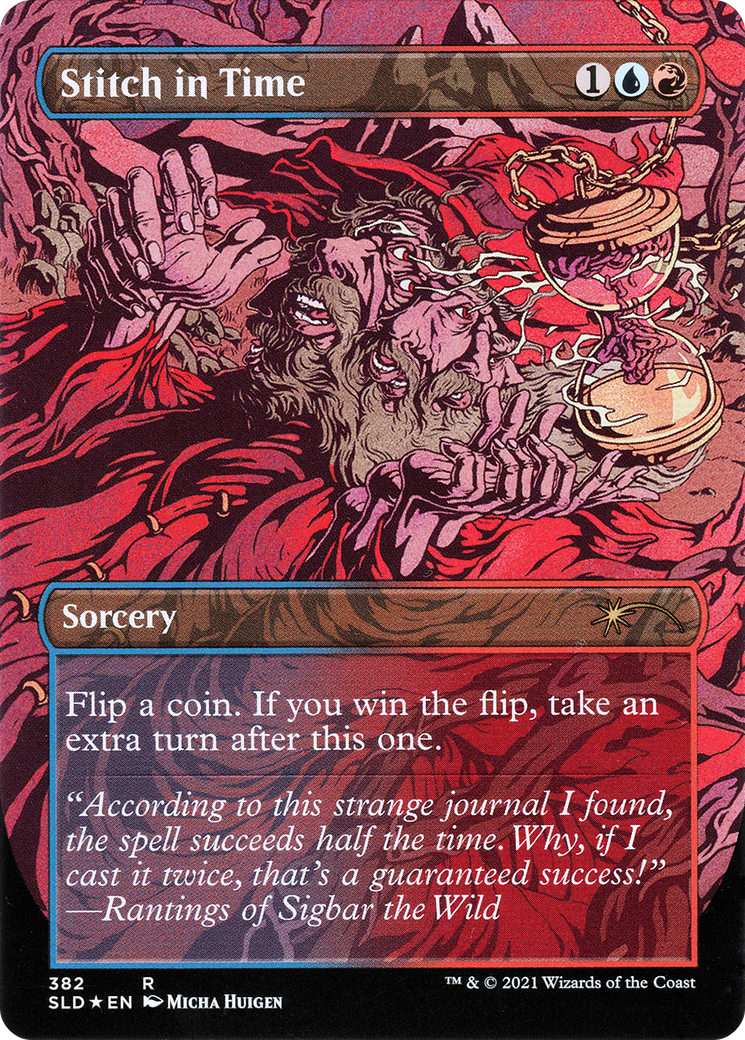 Stitch in Time // Stitch in Time (SLD-382) - rare (Borderless) - Foil