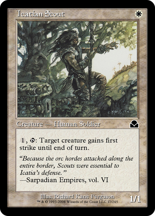 Icatian Scout (ME2-017) - common - Foil