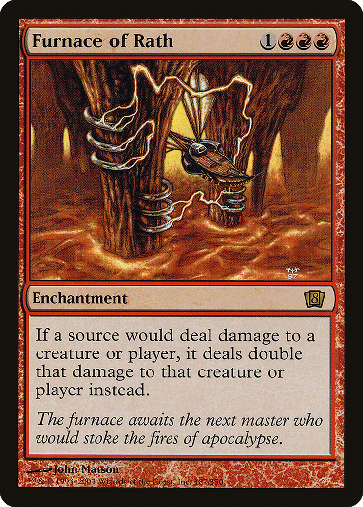 Furnace of Rath (8ED-187★) - rare - Foil