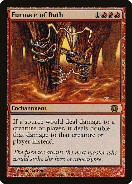 Furnace of Rath (8ED-187★) - rare - Foil