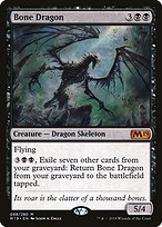 Bone Dragon (M19-088) - mythic - Foil