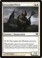 Avacynian Priest (ISD-004) - common - Foil