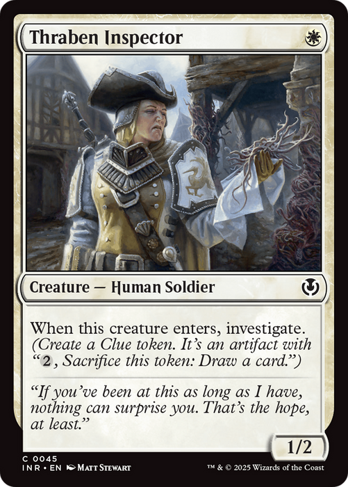 Thraben Inspector (INR-045) - common - Foil