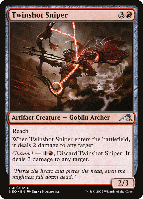 Twinshot Sniper (NEO-168) - uncommon - Foil