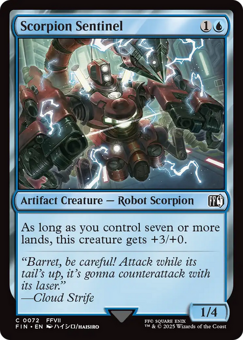 Scorpion Sentinel (FIN-072) - common - Foil