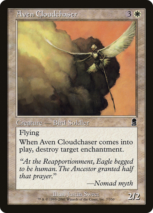 Aven Cloudchaser (ODY-007) - common - Foil