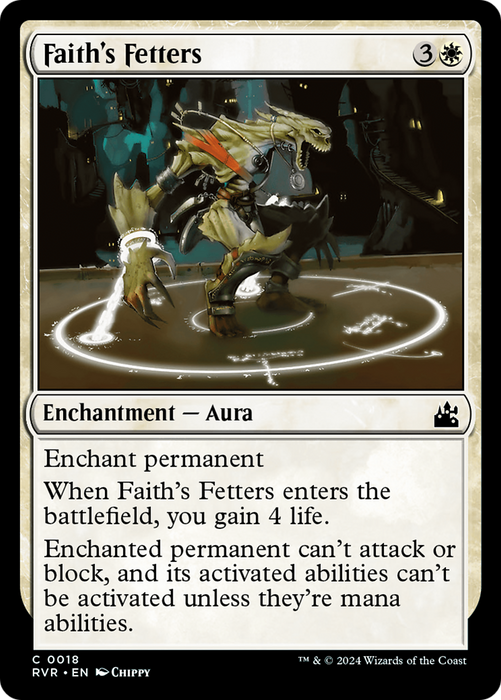 Faith's Fetters (RVR-018) - common - Foil