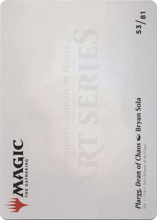 Plargg, Dean of Chaos // Plargg, Dean of Chaos (ASTX-053) - common (Borderless)