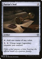 Patriar's Seal (LIST-CLB-332) - uncommon