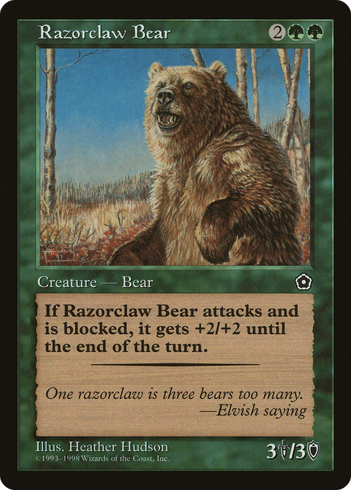 Razorclaw Bear (P02-142) - rare