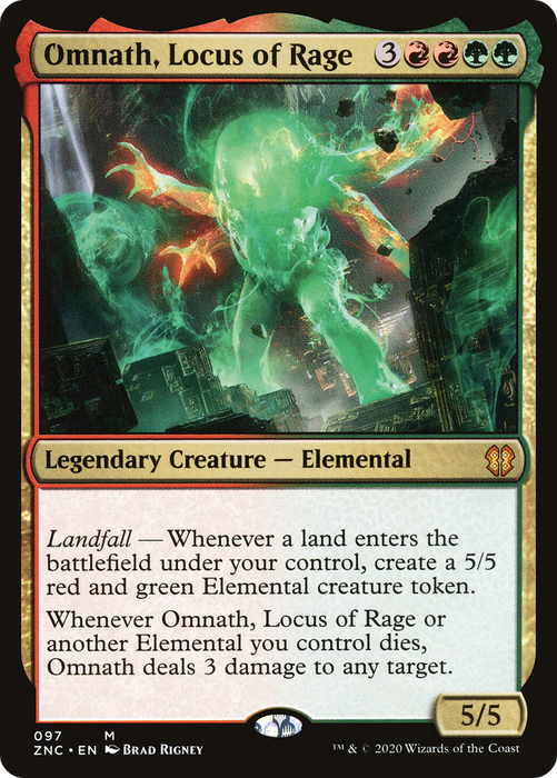 Omnath, Locus of Rage (ZNC-097) - mythic