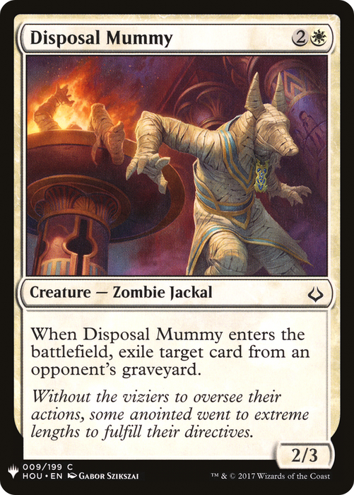Disposal Mummy (LIST-HOU-9) - common