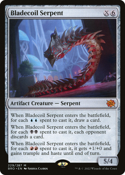 Bladecoil Serpent (BRO-229) - mythic