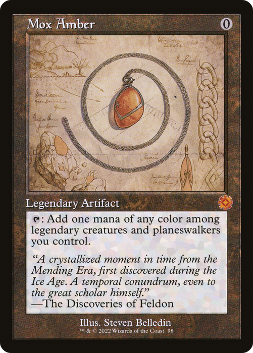 Mox Amber (BRR-098) - mythic - Foil
