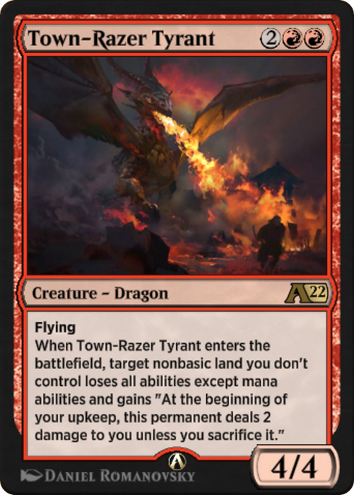 Town-Razer Tyrant (Y22-045) - rare
