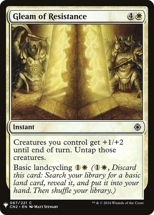 Gleam of Resistance (LIST-CN2-87) - common