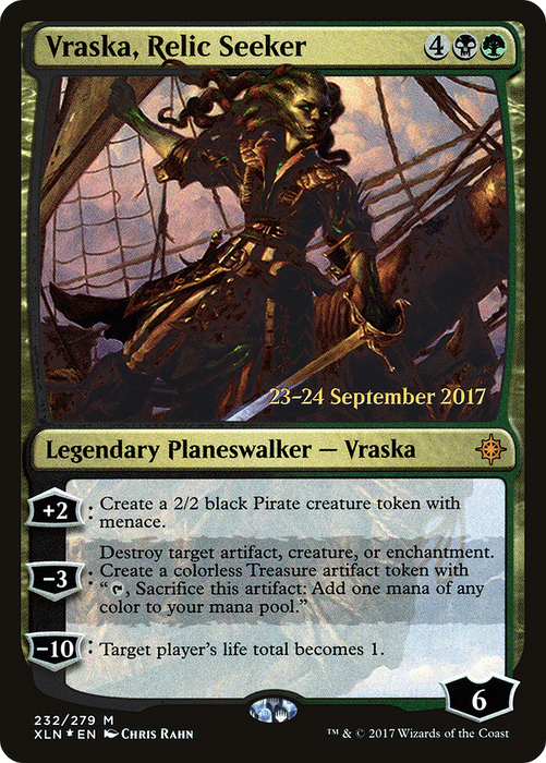 Vraska, Relic Seeker (PRE-232S) - mythic - Foil