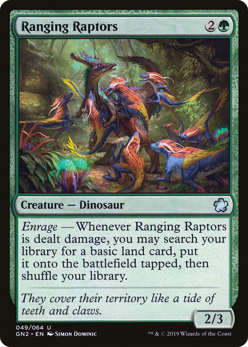 Ranging Raptors (GN2-049) - uncommon