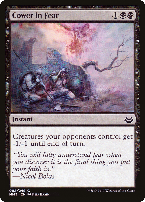 Cower in Fear (MM3-062) - common - Foil