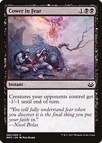 Cower in Fear (MM3-062) - common