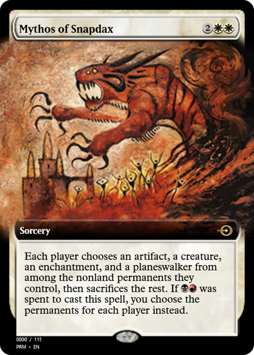 Mythos of Snapdax (PRM-80829) - rare - Foil
