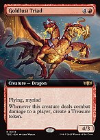 Goldlust Triad (TDC-074) - rare: (Extended Art)