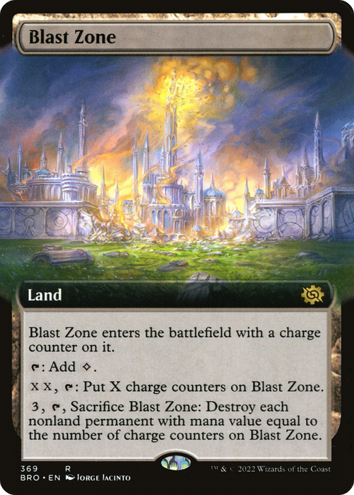 Blast Zone (BRO-369) - rare: (Extended Art)
