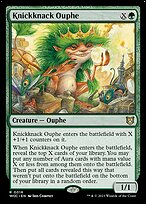 Knickknack Ouphe (WOC-018) - rare